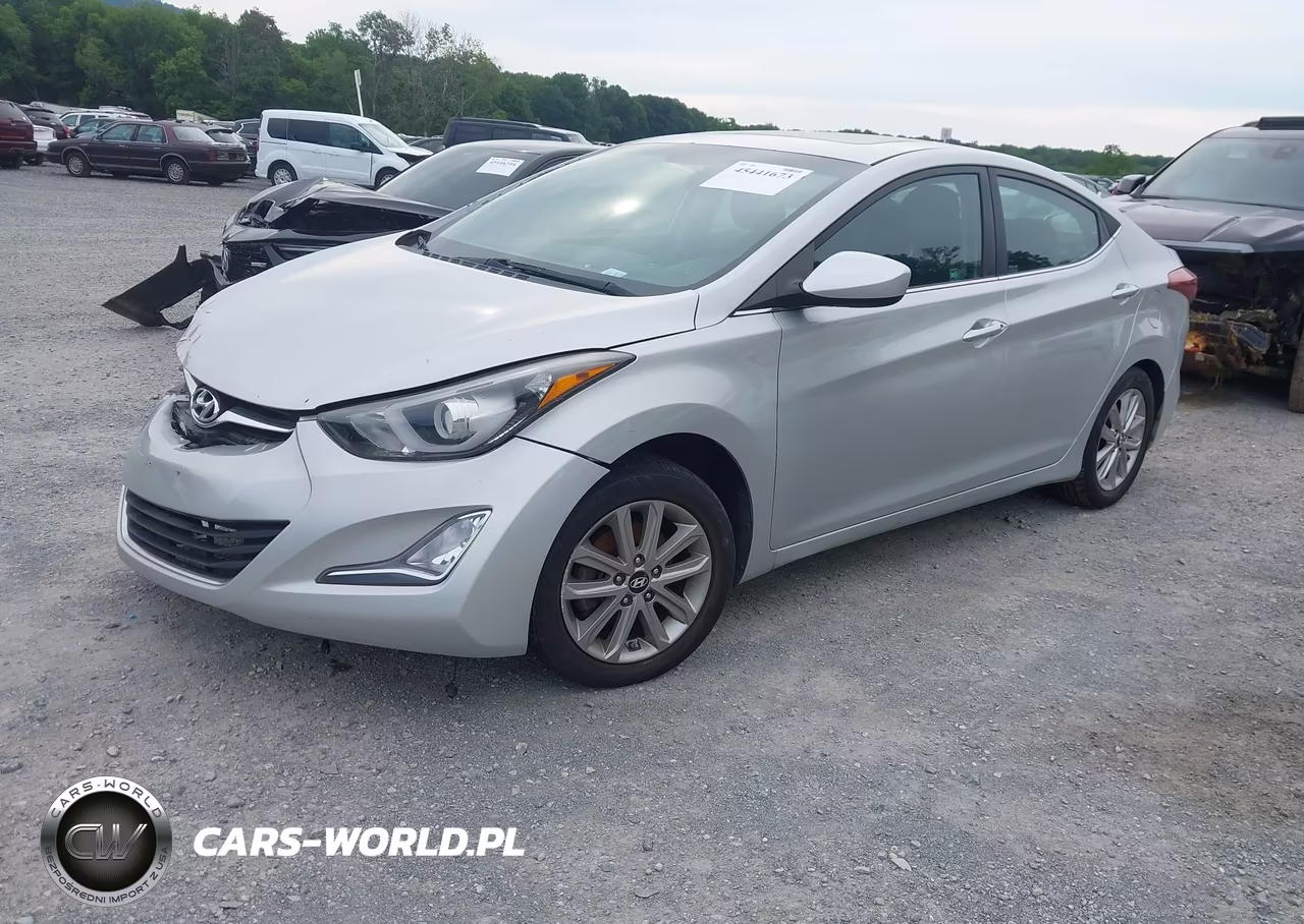 2015 Hyundai Elantra Se VIN:5NPDH4AE7FH555454 - 2