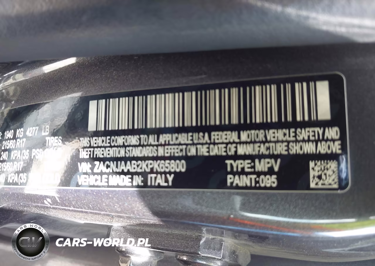 2019 Jeep Renegade Sport Fwd VIN:ZACNJAAB2KPK65800 - 9