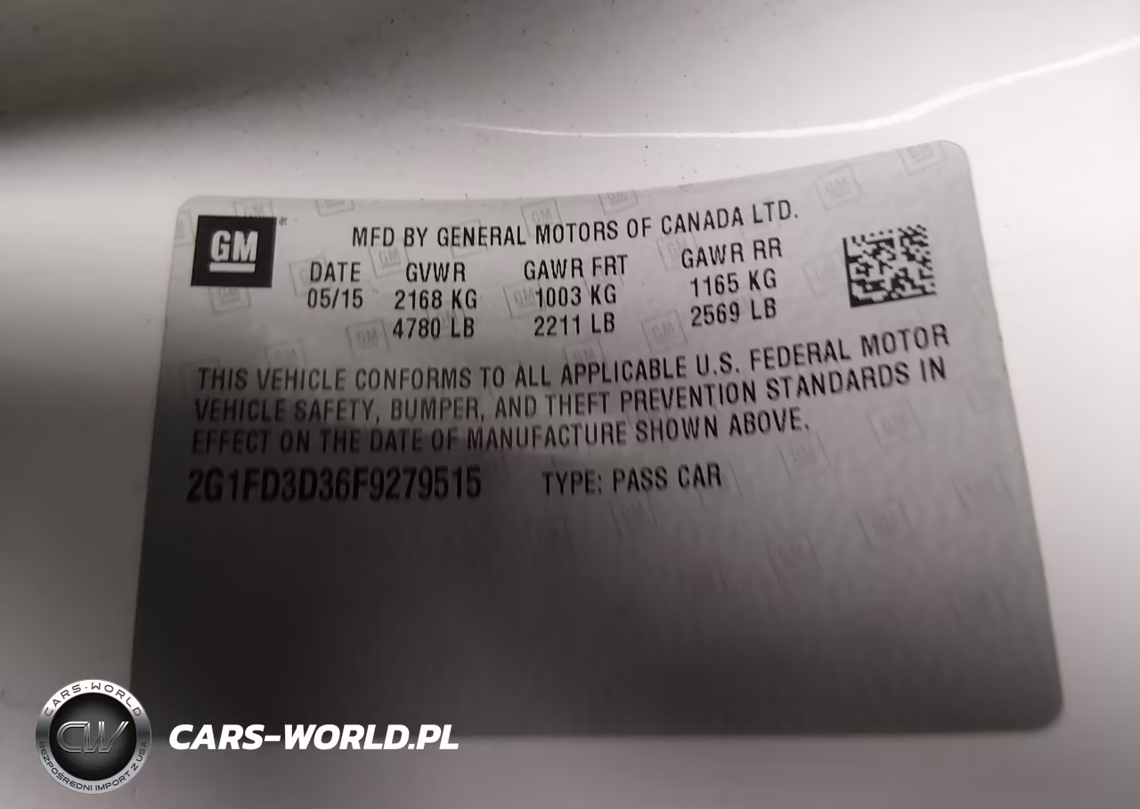 2015 Chevrolet Camaro 1Lt VIN:2G1FD3D36F9279515 - 9