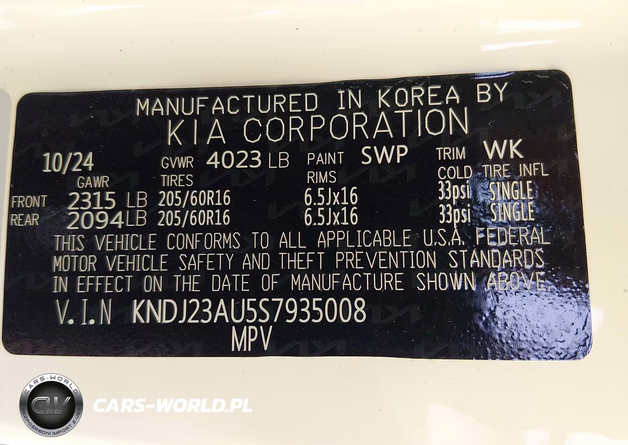 2025 Kia Soul Lx VIN:KNDJ23AU5S7935008 - 9