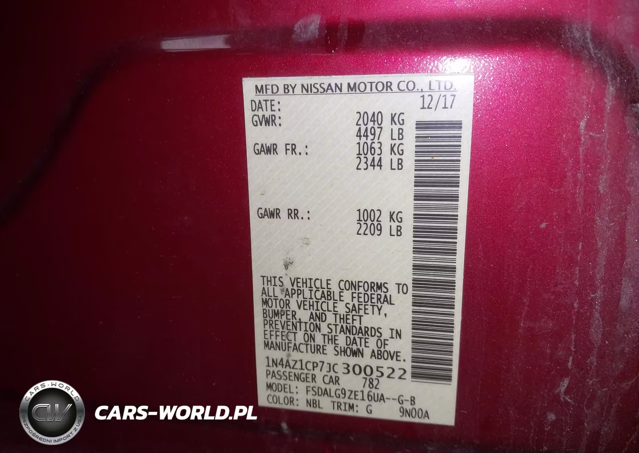 2018 Nissan Leaf Sl VIN:1N4AZ1CP7JC300522 - 9