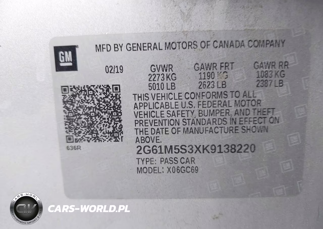 2019 Cadillac Xts Luxury VIN:2G61M5S3XK9138220 - 9