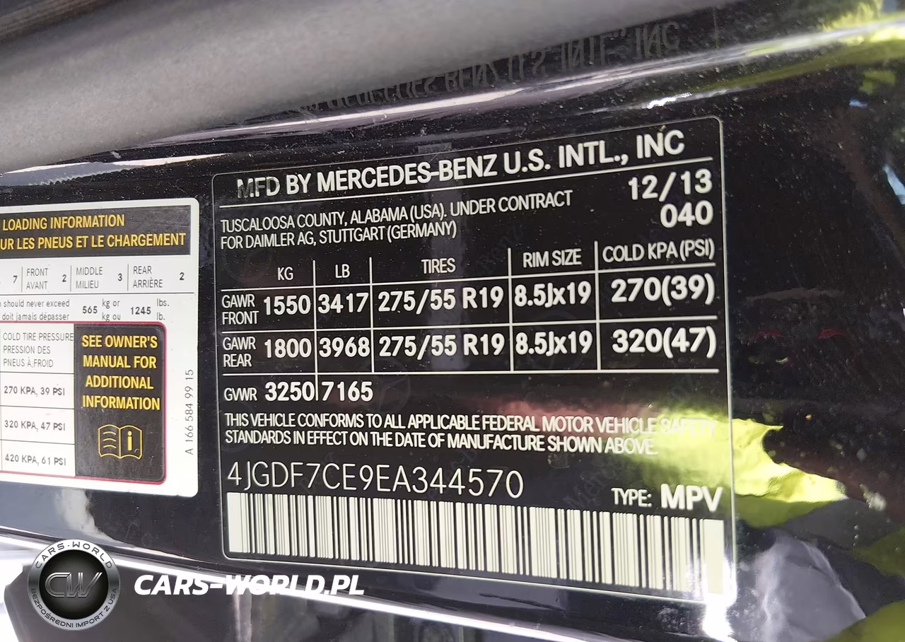 2014 Mercedes-Benz Gl 450 4Matic VIN:4JGDF7CE9EA344570 - 9