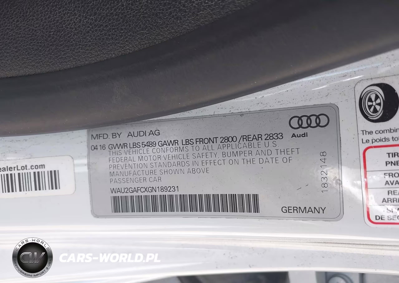 2016 Audi A7 3.0T Premium Plus VIN:WAU2GAFCXGN189231 - 9