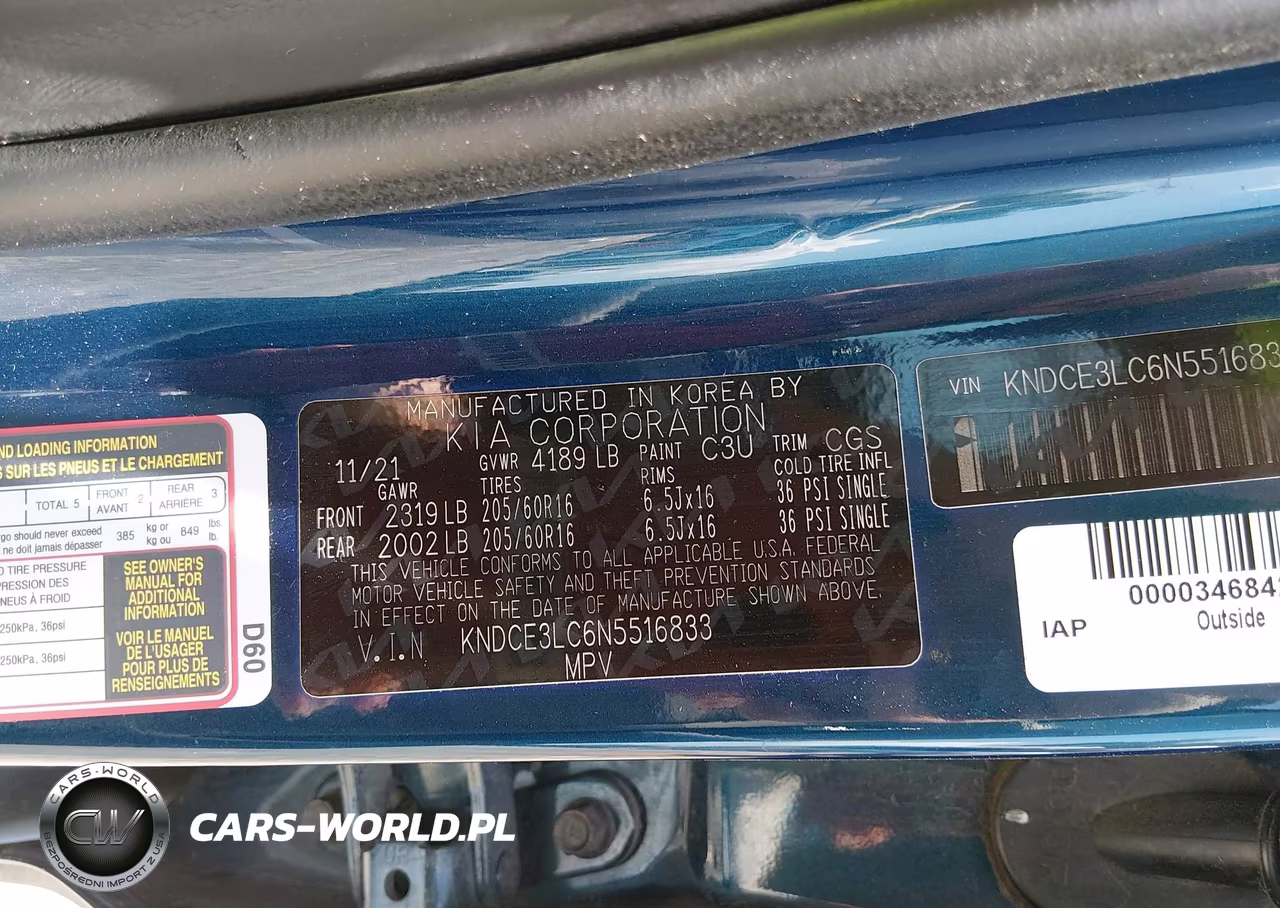 2022 Kia Niro Ex Premium VIN:KNDCE3LC6N5516833 - 9