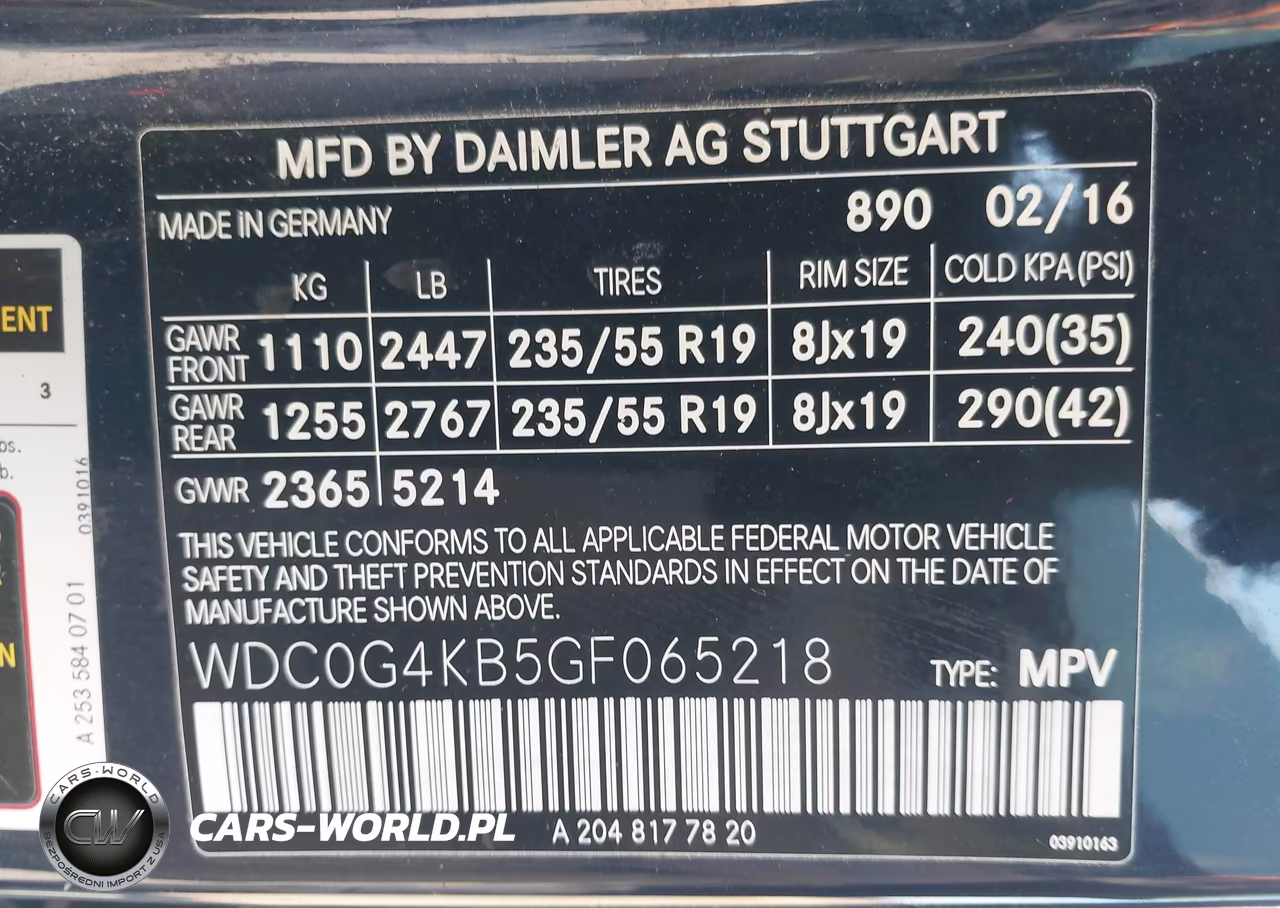2016 Mercedes-Benz Glc 300 4Matic VIN:WDC0G4KB5GF065218 - 9