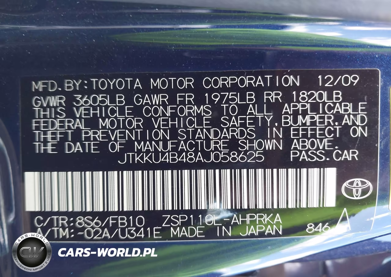 2010 Scion Xd VIN:JTKKU4B48AJ058625 - 9