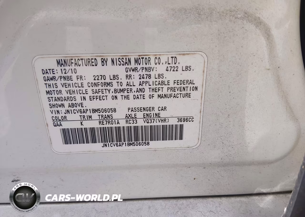 2011 Infiniti G37 Journey VIN:JN1CV6AP1BM506058 - 9