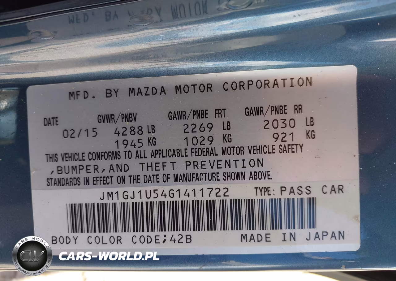 2016 Mazda Mazda6 I Sport VIN:JM1GJ1U54G1411722 - 9