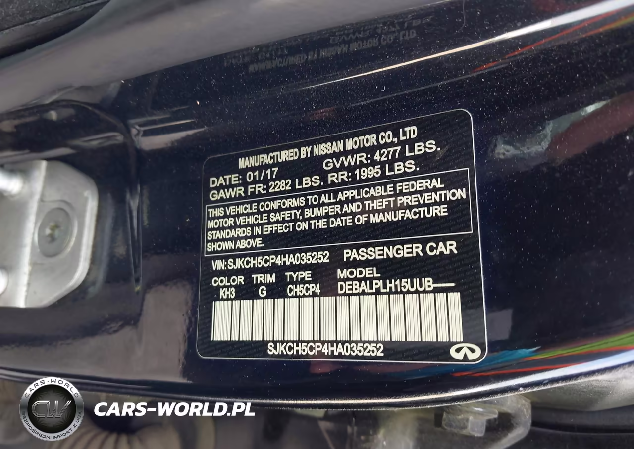 2017 Infiniti Qx30 VIN:SJKCH5CP4HA035252 - 9