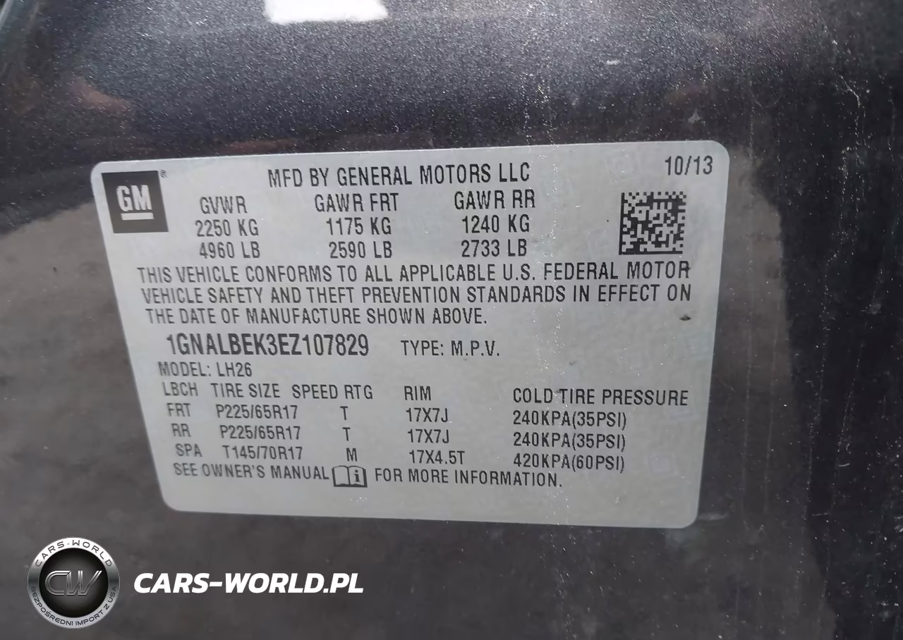 2014 Chevrolet Equinox Lt VIN:1GNALBEK3EZ107829 - 9