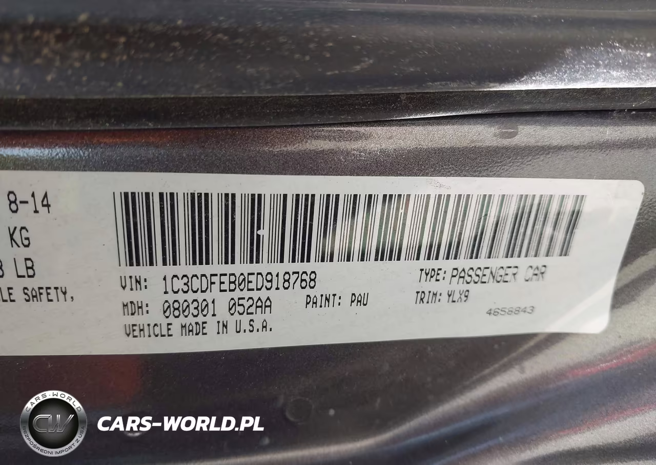 2014 Dodge Dart Gt VIN:1C3CDFEB0ED918768 - 9