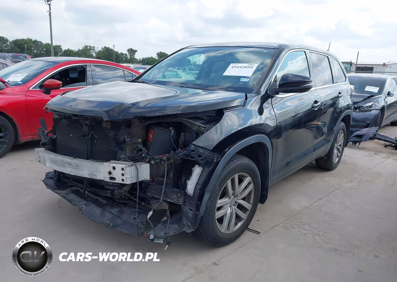 2014 Toyota Highlander Le VIN:5TDZKRFH4ES025572 - 2