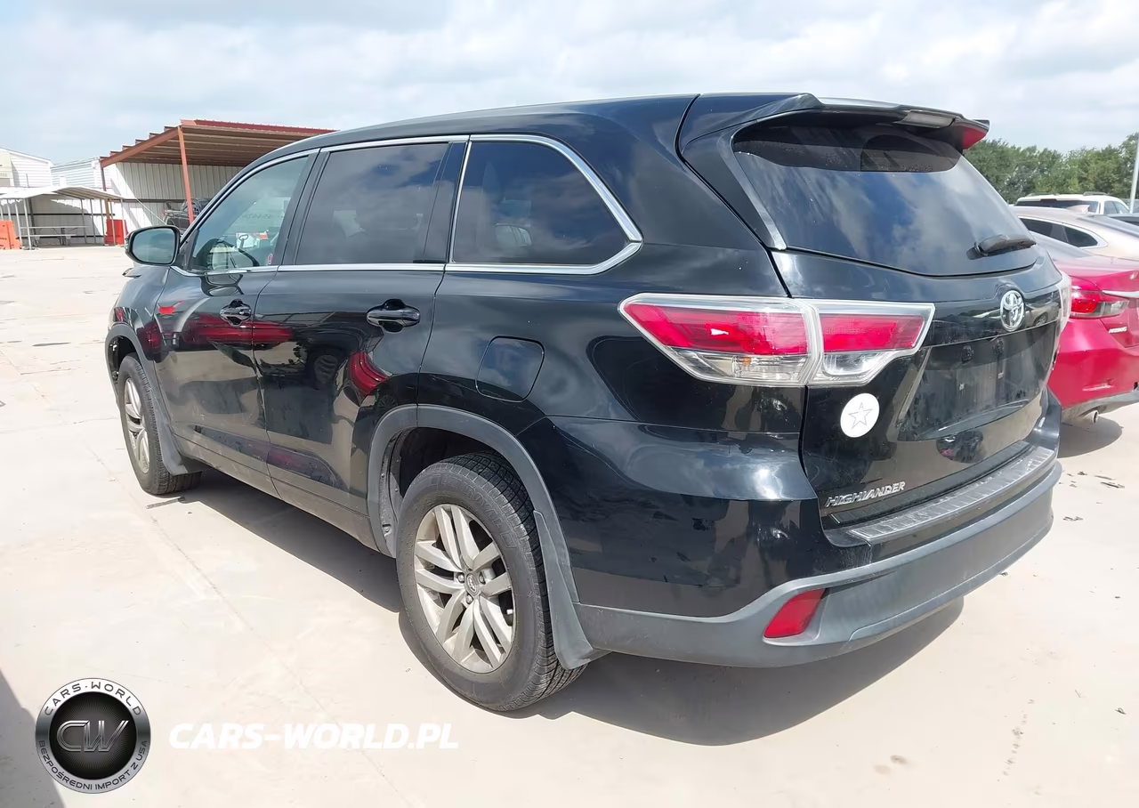 2014 Toyota Highlander Le VIN:5TDZKRFH4ES025572 - 3