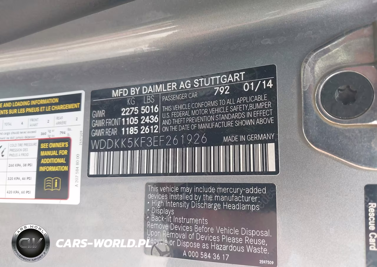 2014 Mercedes-Benz E 350 VIN:WDDKK5KF3EF261926 - 9