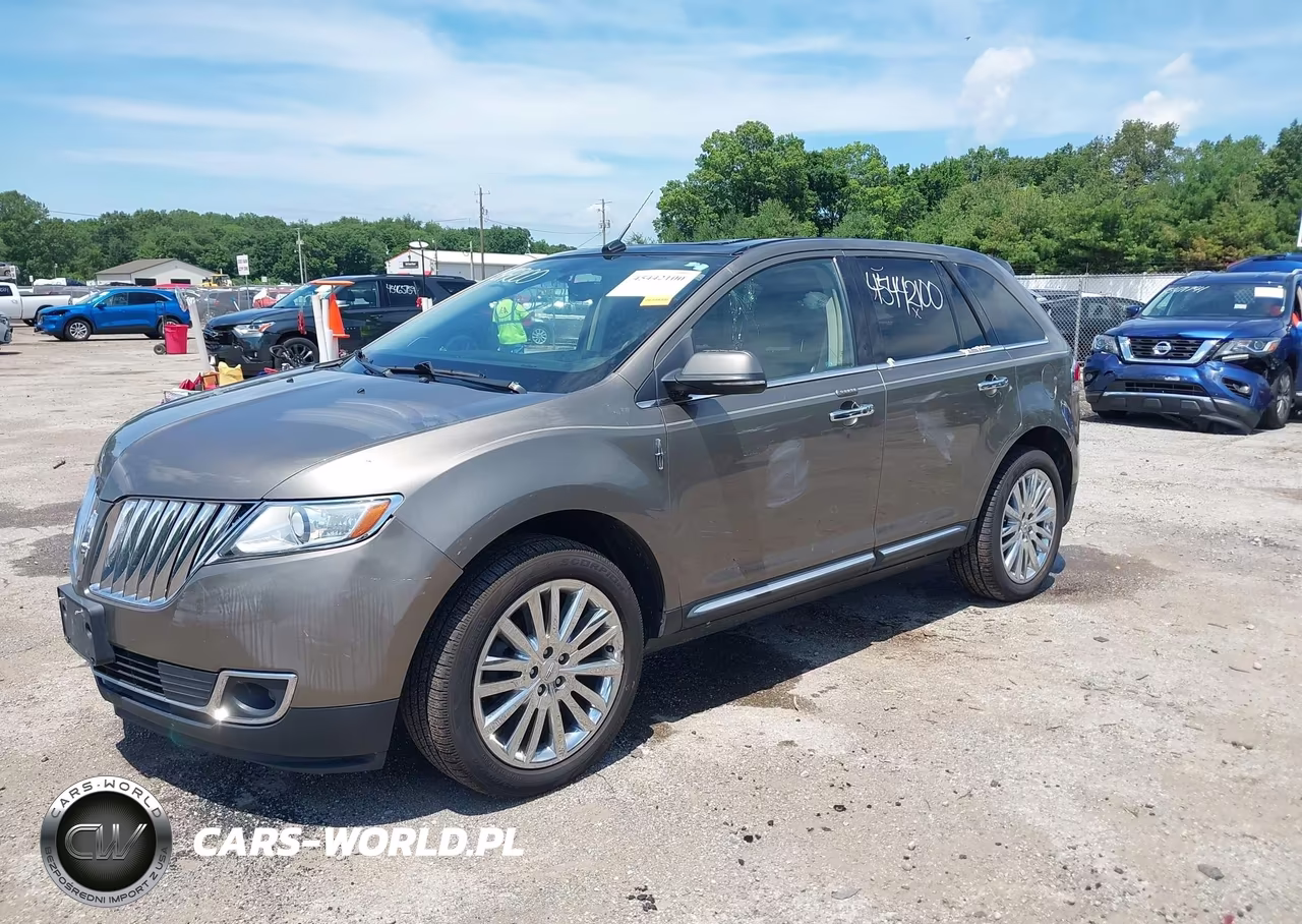 2012 Lincoln Mkx VIN:2LMDJ8JKXCBL09121 - 2