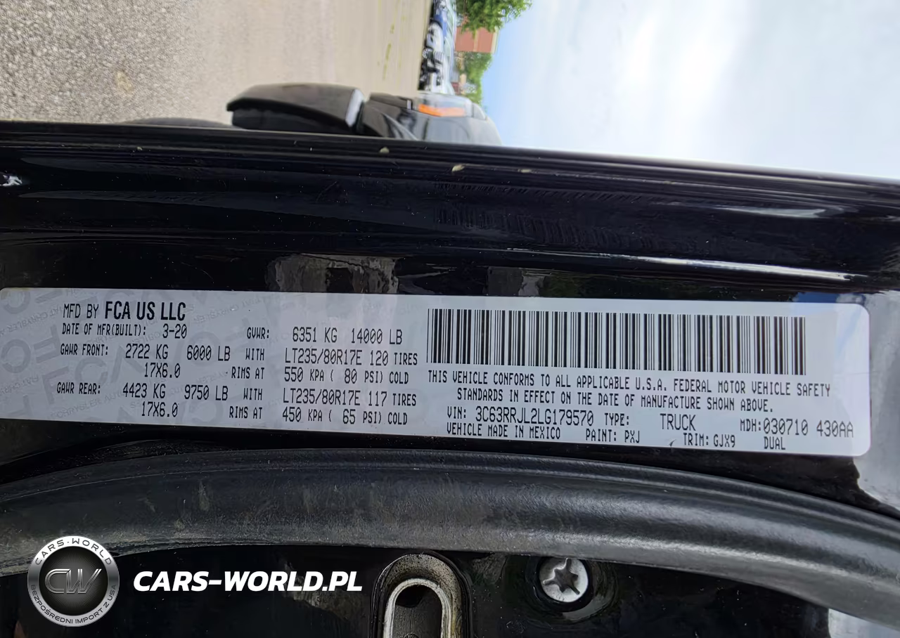 2020 Ram 3500 Laramie 4X4 8' Box VIN:3C63RRJL2LG179570 - 8