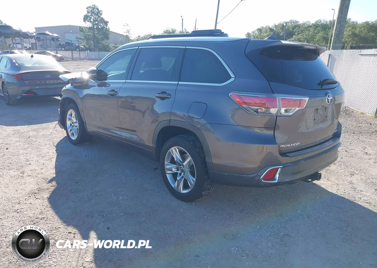 2016 Toyota Highlander Limited V6 VIN:5TDYKRFH9GS131871 - 3
