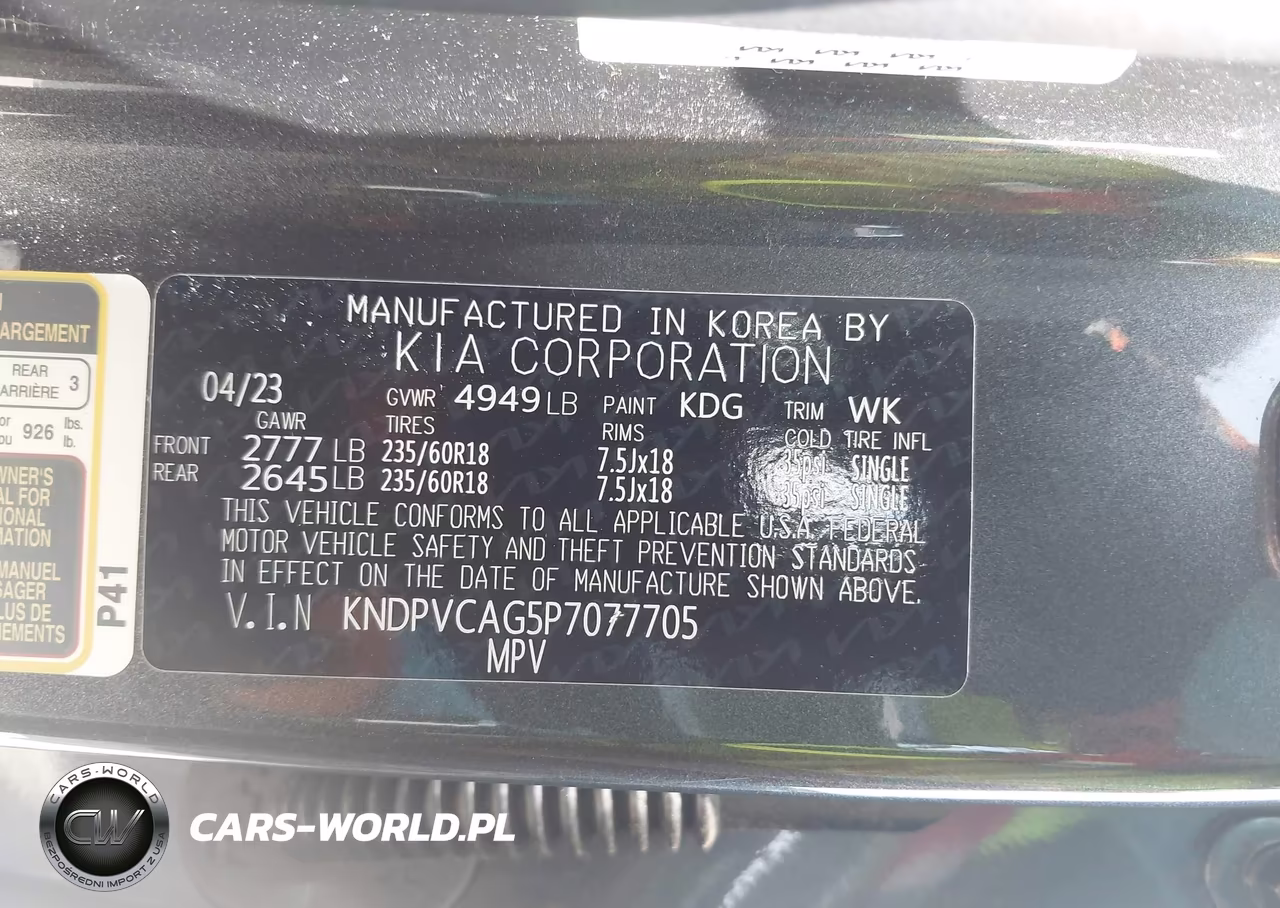 2023 Kia Sportage Hybrid Ex VIN:KNDPVCAG5P7077705 - 9