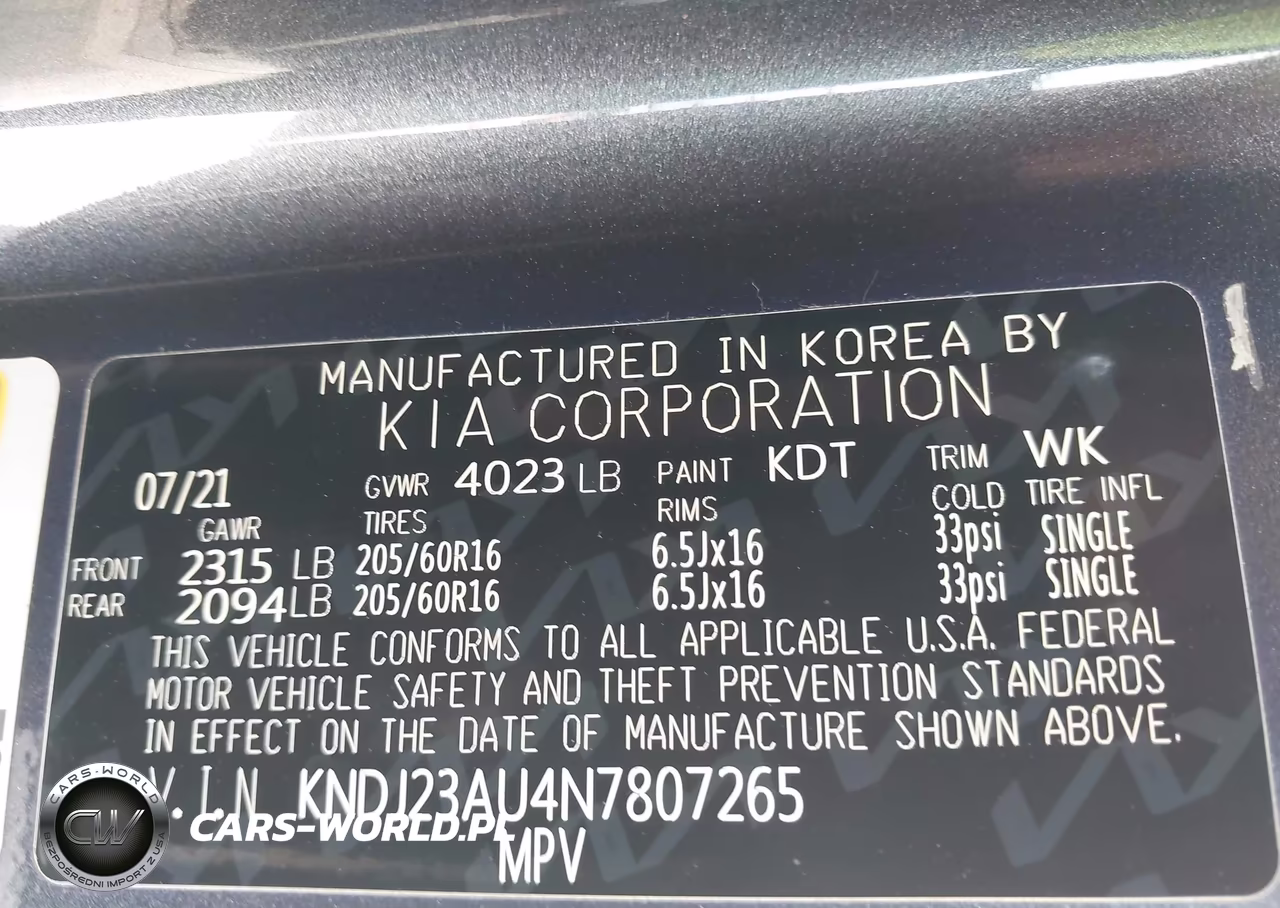 2022 Kia Soul Lx VIN:KNDJ23AU4N7807265 - 9