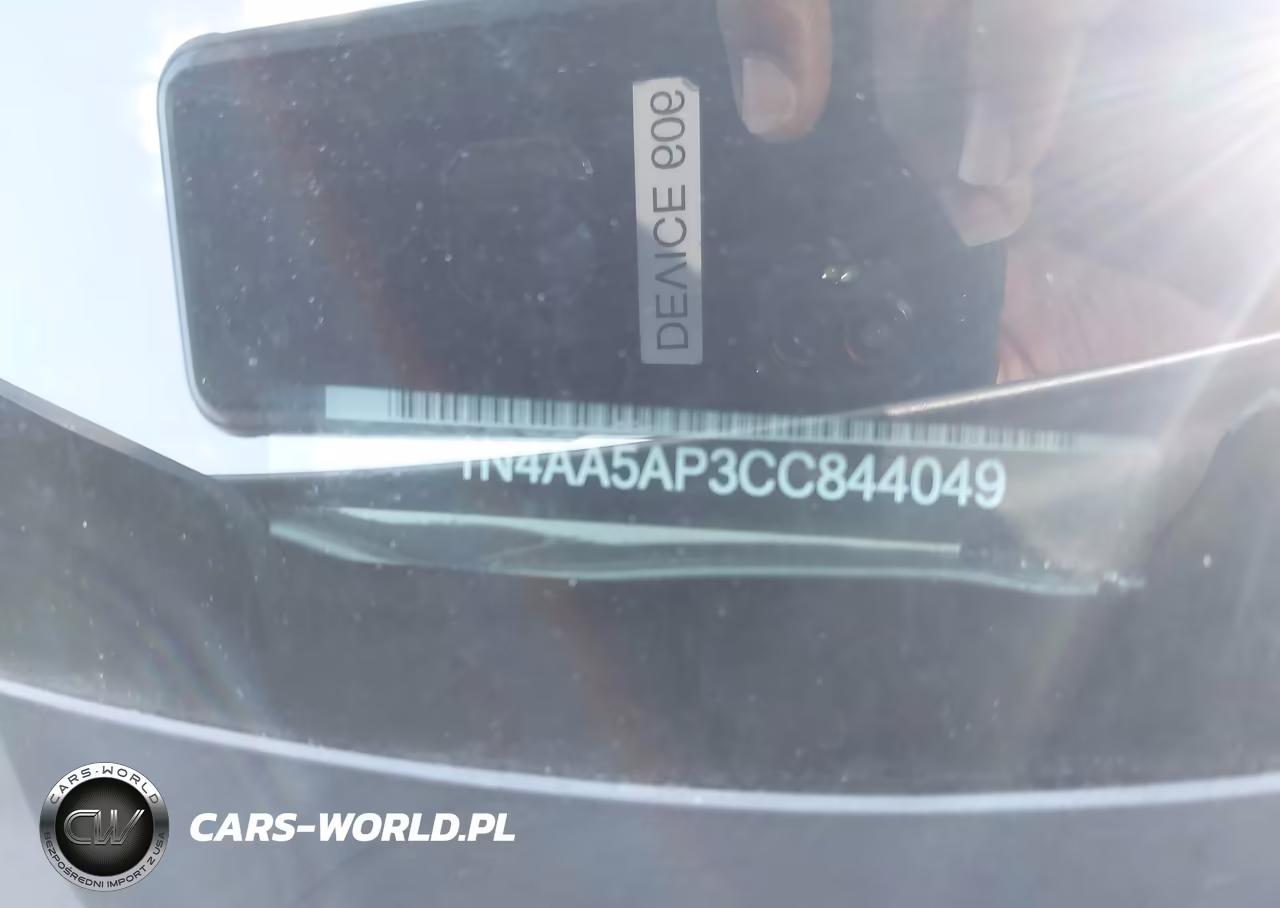 2012 Nissan Maxima 3.5 Sv VIN:1N4AA5AP3CC844049 - 9