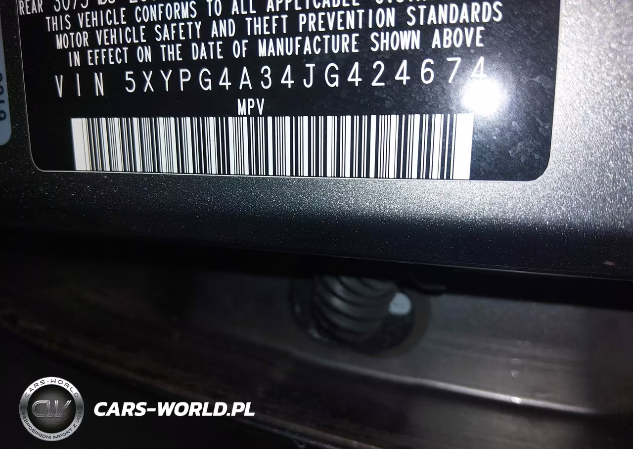 2018 Kia Sorento 2.4L L VIN:5XYPG4A34JG424674 - 9