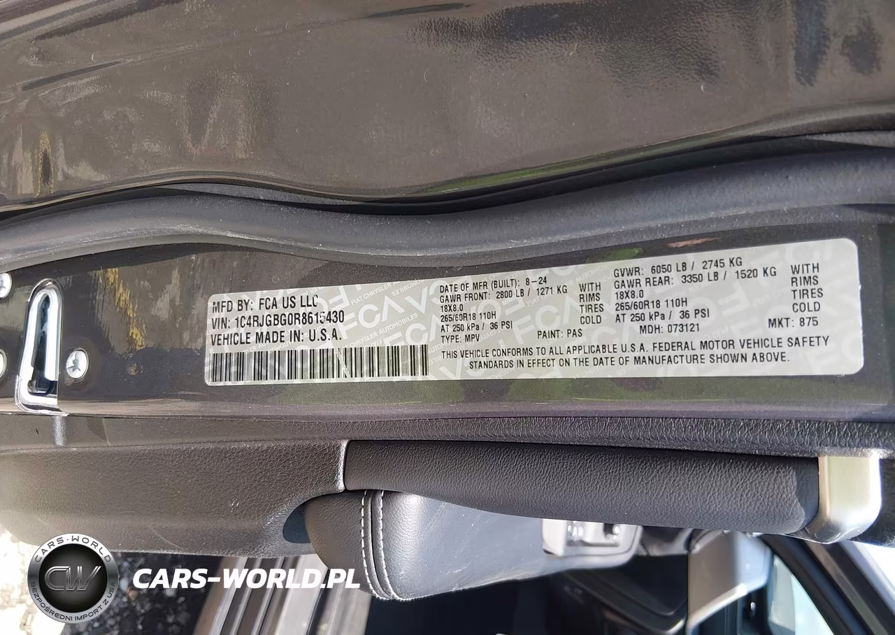 2024 Jeep Grand Cherokee Limited 4X2 VIN:1C4RJGBG0R8615430 - 9