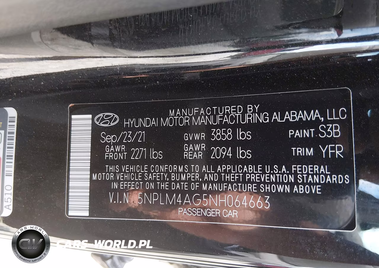 2022 Hyundai Elantra Sel VIN:5NPLM4AG5NH064663 - 9