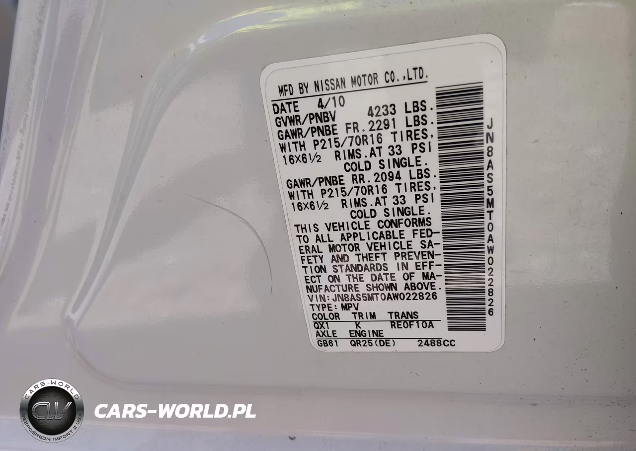 2010 Nissan Rogue S VIN:JN8AS5MT0AW022826 - 9