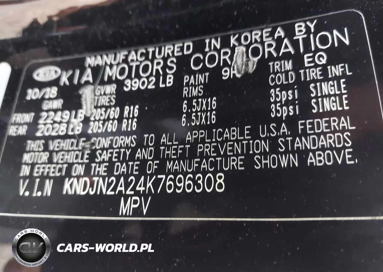 2019 Kia Soul VIN:KNDJN2A24K7696308 - 9