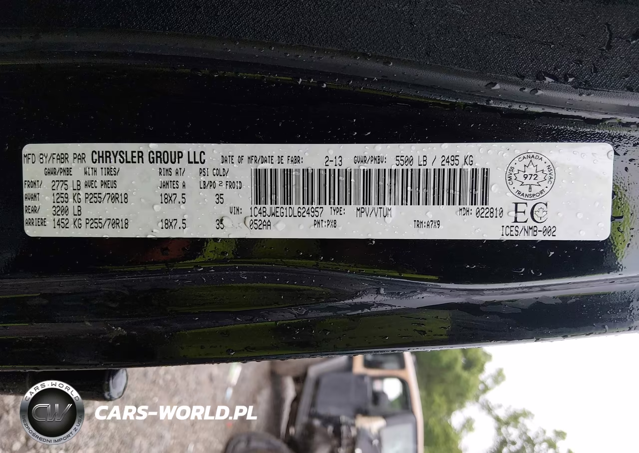 2013 Jeep Wrangler Unlimited Sahara VIN:1C4BJWEG1DL624957 - 9