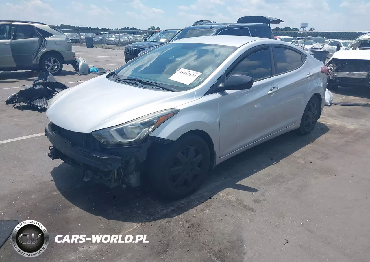 2016 Hyundai Elantra Se VIN:KMHDH4AE4GU530966 - 2