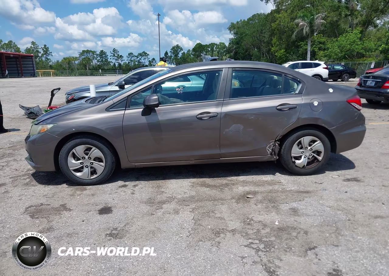 2013 Honda Civic Lx VIN:2HGFB2F50DH525601 - 14