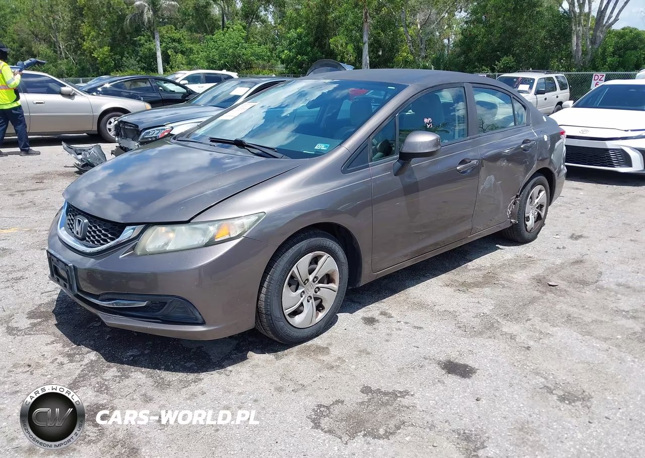 2013 Honda Civic Lx VIN:2HGFB2F50DH525601 - 2