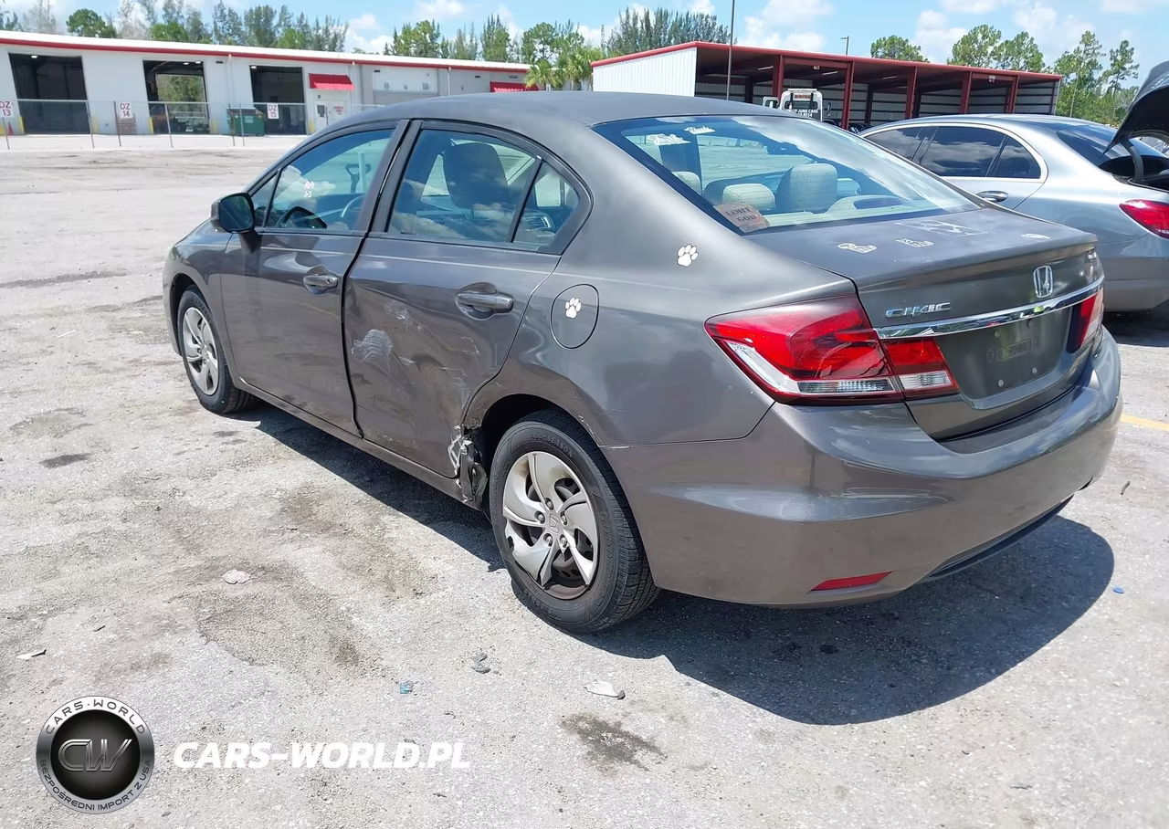 2013 Honda Civic Lx VIN:2HGFB2F50DH525601 - 3