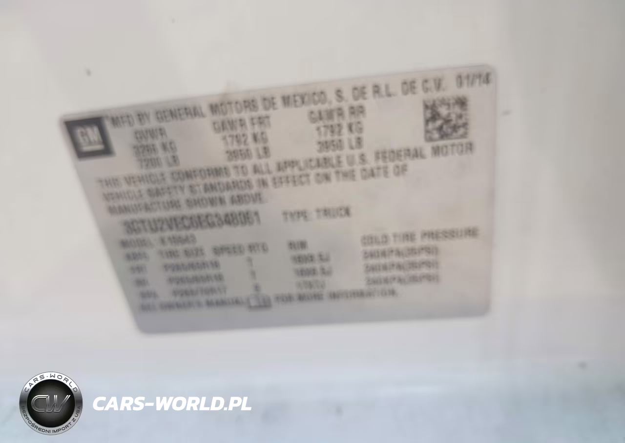 2014 GMC Sierra 1500 Slt VIN:3GTU2VEC6EG348061 - 9