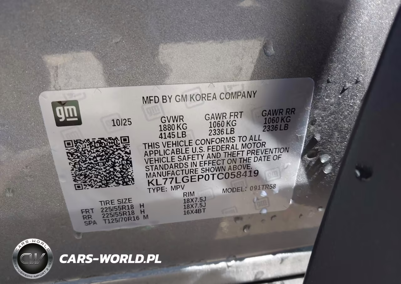 2026 Chevrolet Trax Fwd 1Rs VIN:KL77LGEP0TC058419 - 9