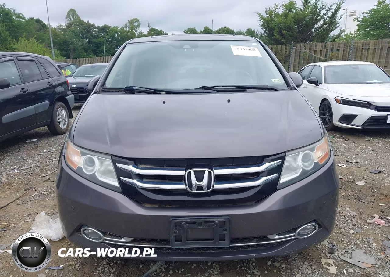 2014 Honda Odyssey Touring-Touring Elite VIN:5FNRL5H95EB032661 - 12