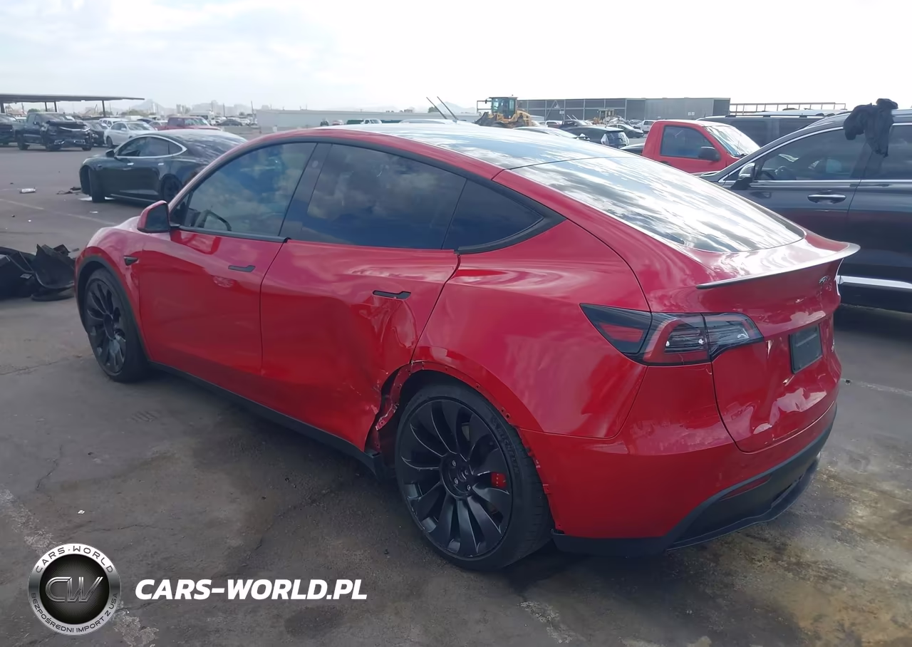 2022 Tesla Model Y Performance Dual Motor All-Wheel Drive VIN:7SAYGDEF4NF513993 - 3