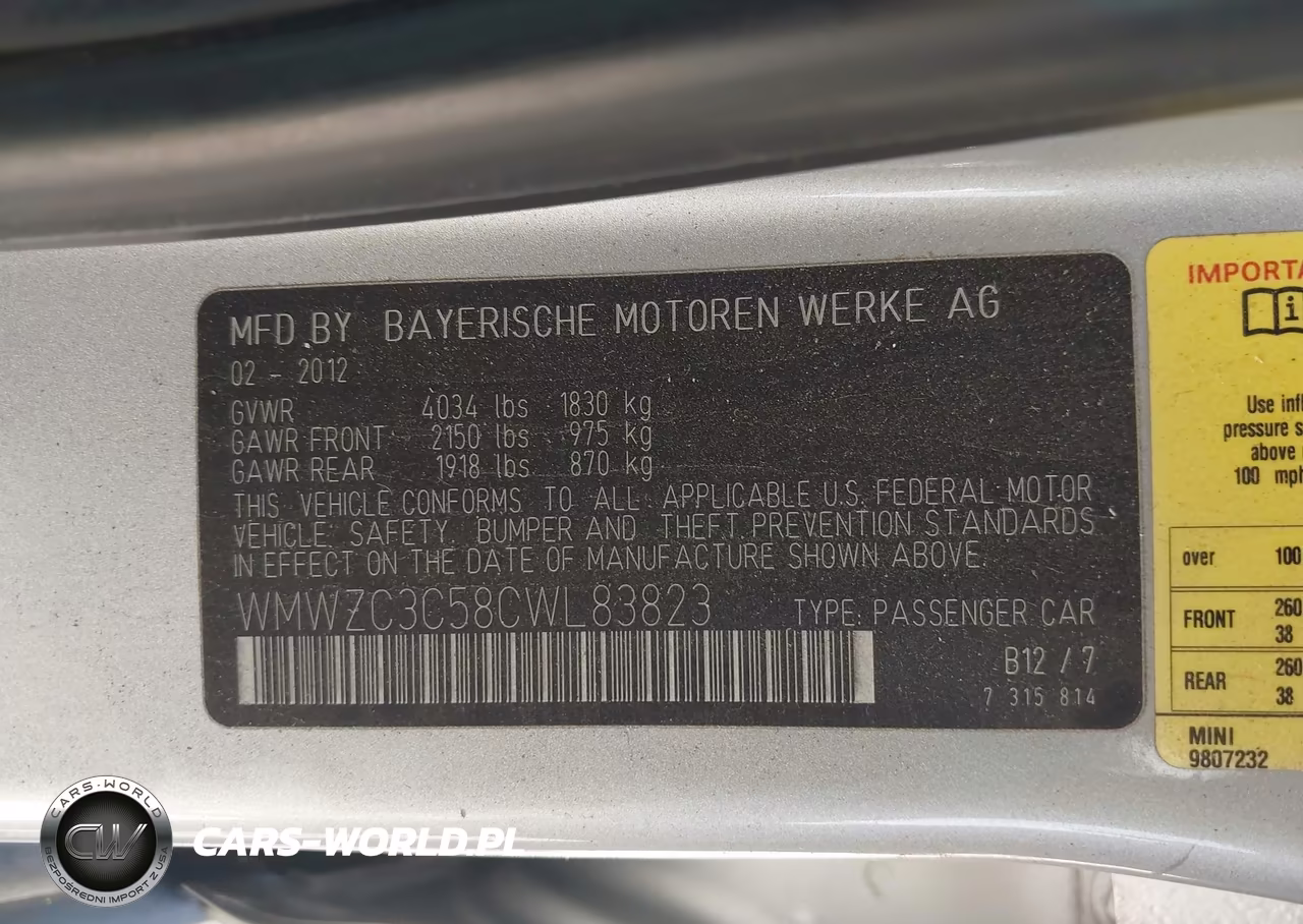 2012 Mini Cooper Countryman S VIN:WMWZC3C58CWL83823 - 9