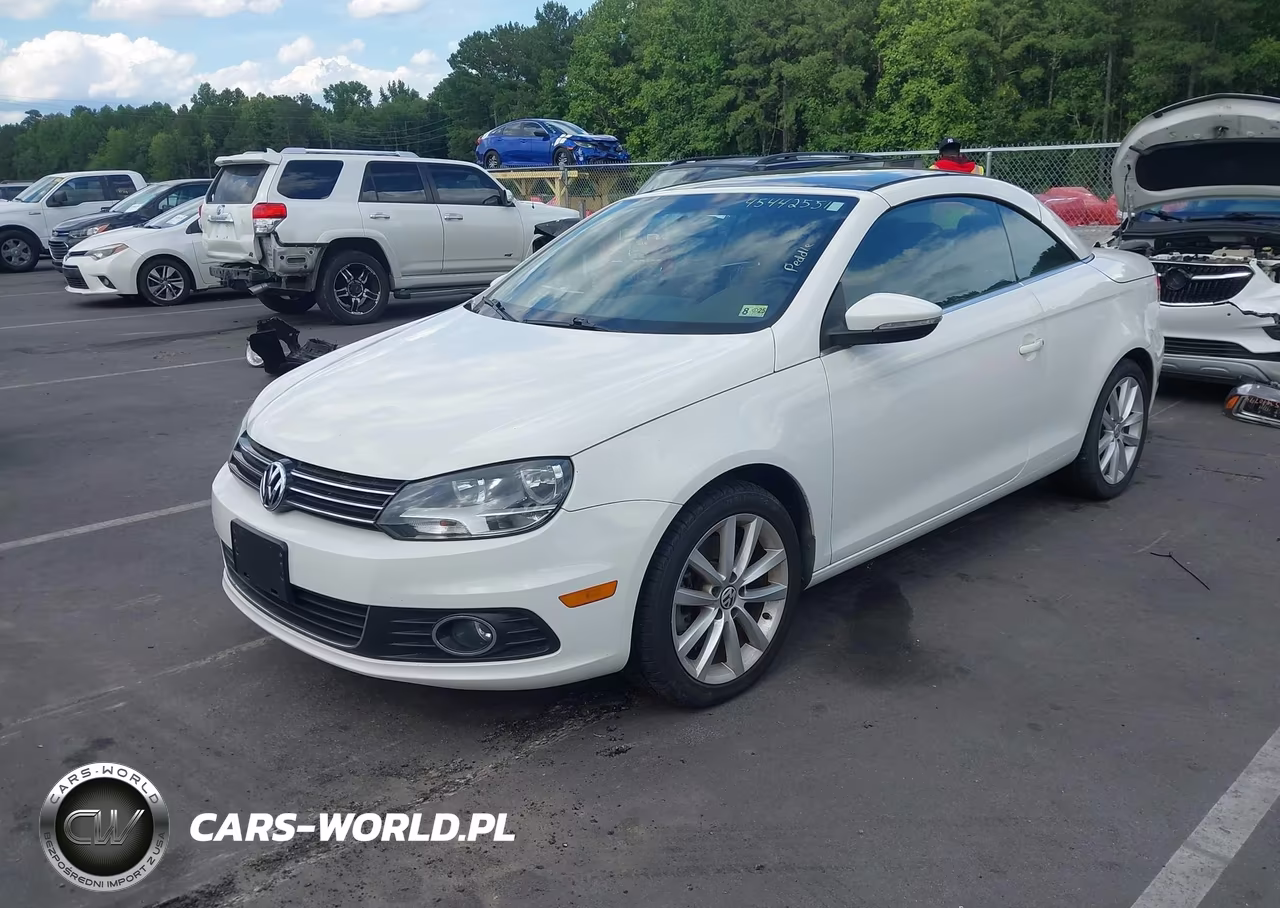 2013 Volkswagen Eos Komfort VIN:WVWBW8AH2DV000956 - 2
