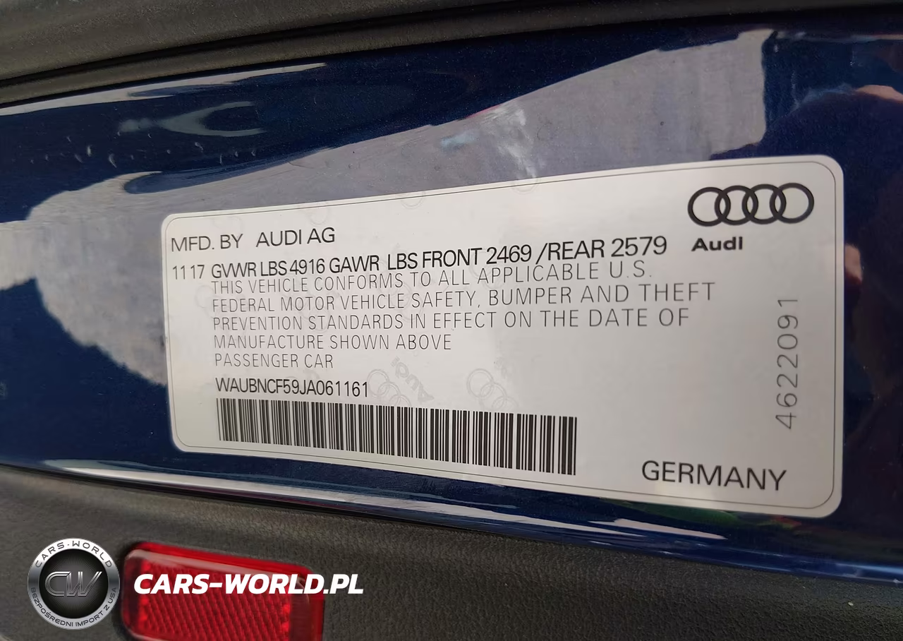 2018 Audi A5 2.0T Premium VIN:WAUBNCF59JA061161 - 9