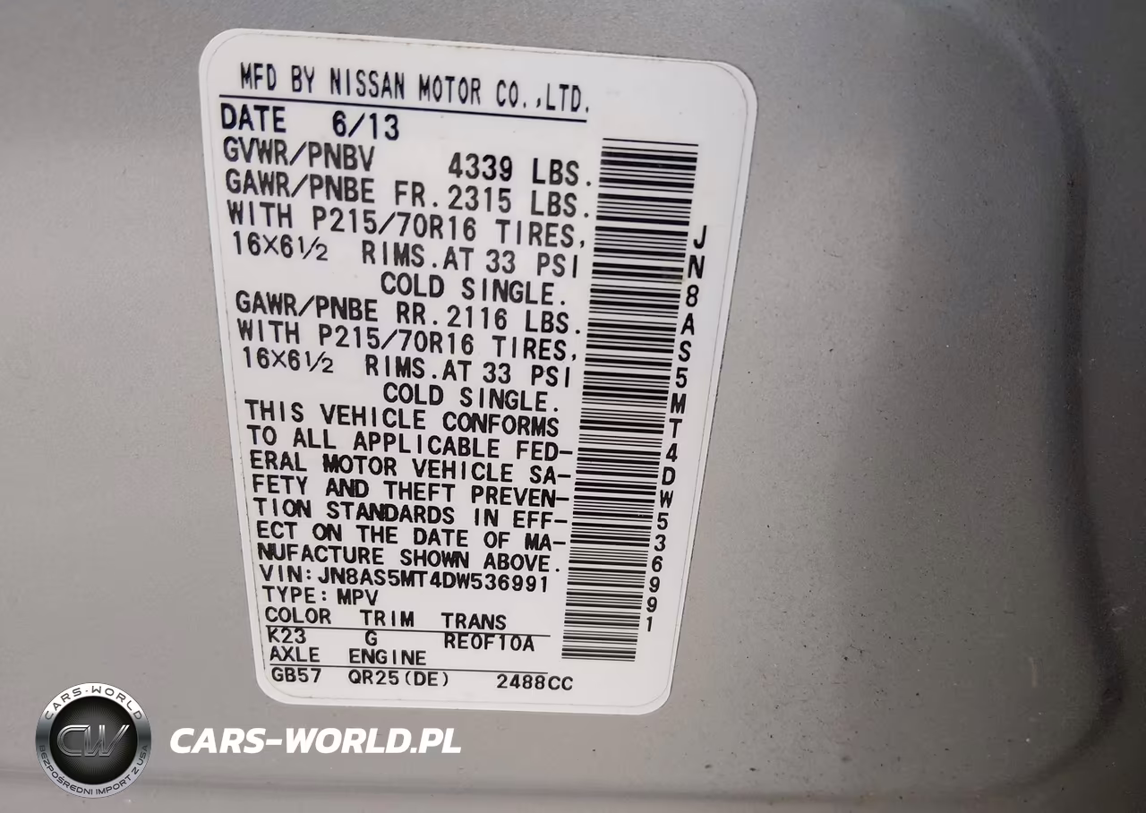 2013 Nissan Rogue S VIN:JN8AS5MT4DW536991 - 9