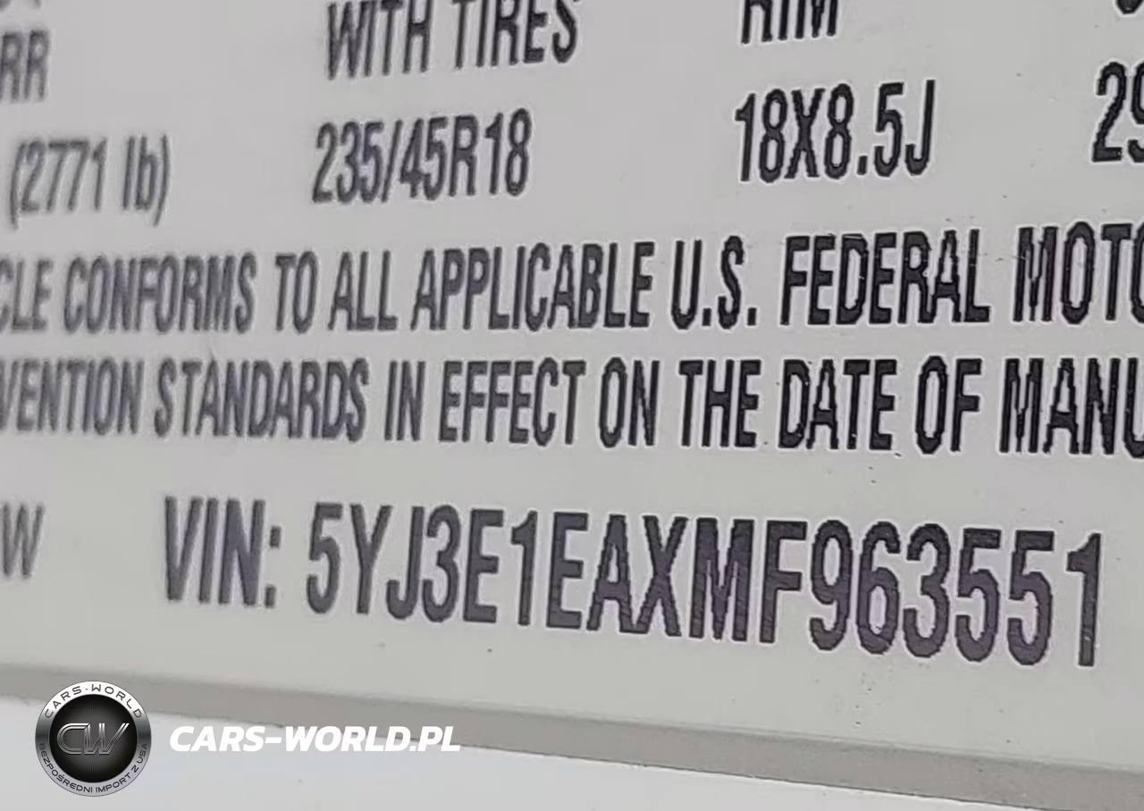 2021 Tesla Model 3 Standard Range Plus Rear-Wheel Drive VIN:5YJ3E1EAXMF963551 - 9