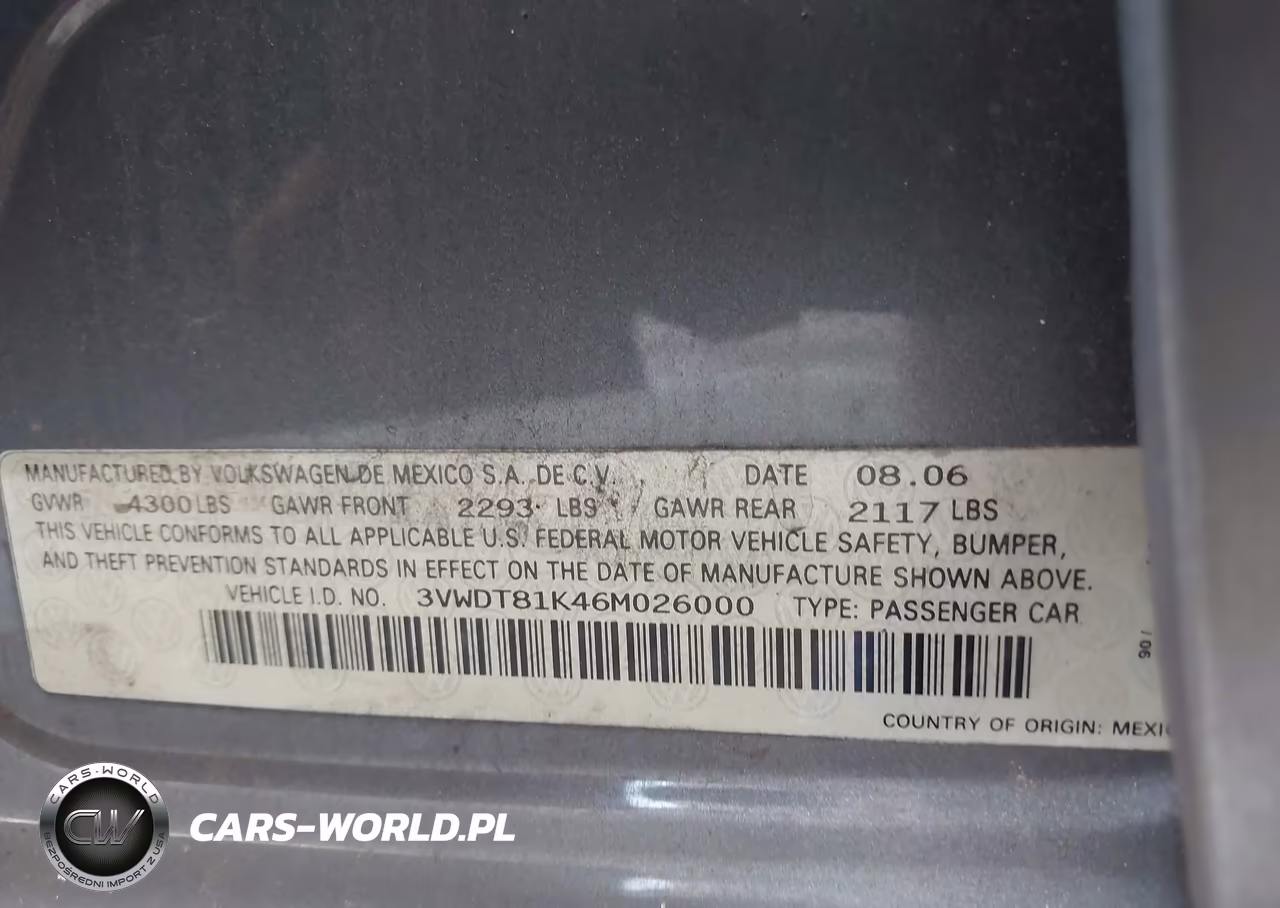2006 Volkswagen Jetta Tdi VIN:3VWDT81K46M026000 - 9