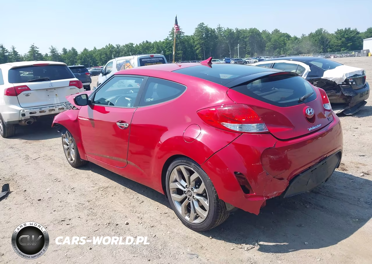 2015 Hyundai Veloster Flex VIN:KMHTC6AD5FU223124 - 3