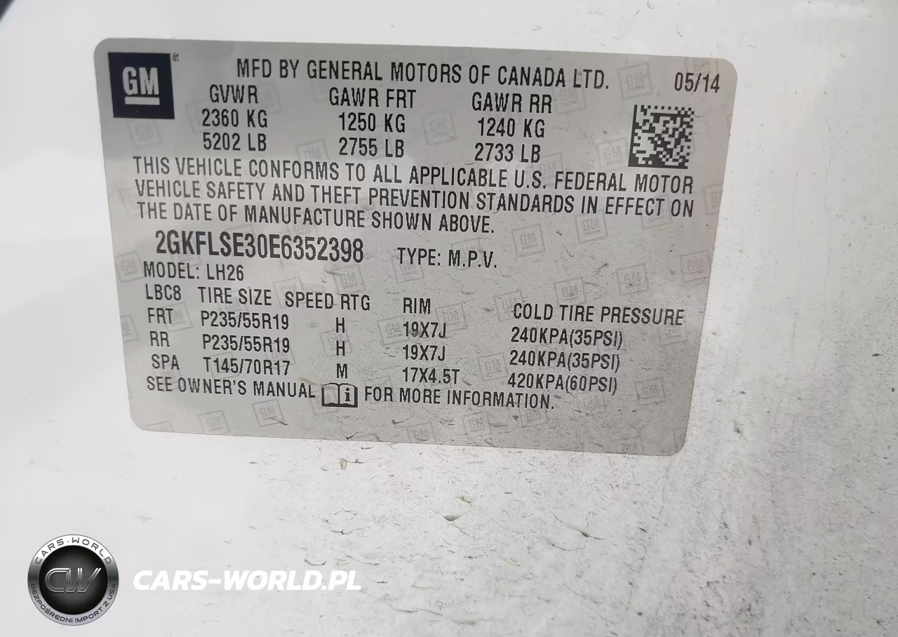 2014 GMC Terrain Slt-1 VIN:2GKFLSE30E6352398 - 9