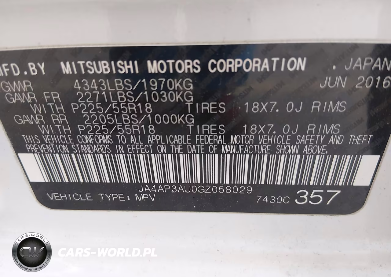 2016 Mitsubishi Outlander Sport 2.0 Es VIN:JA4AP3AU0GZ058029 - 9