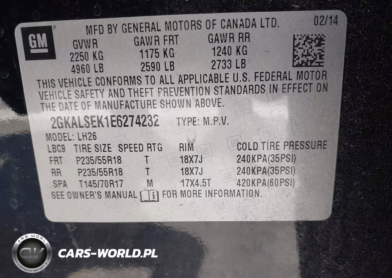 2014 GMC Terrain Slt-1 VIN:2GKALSEK1E6274232 - 9