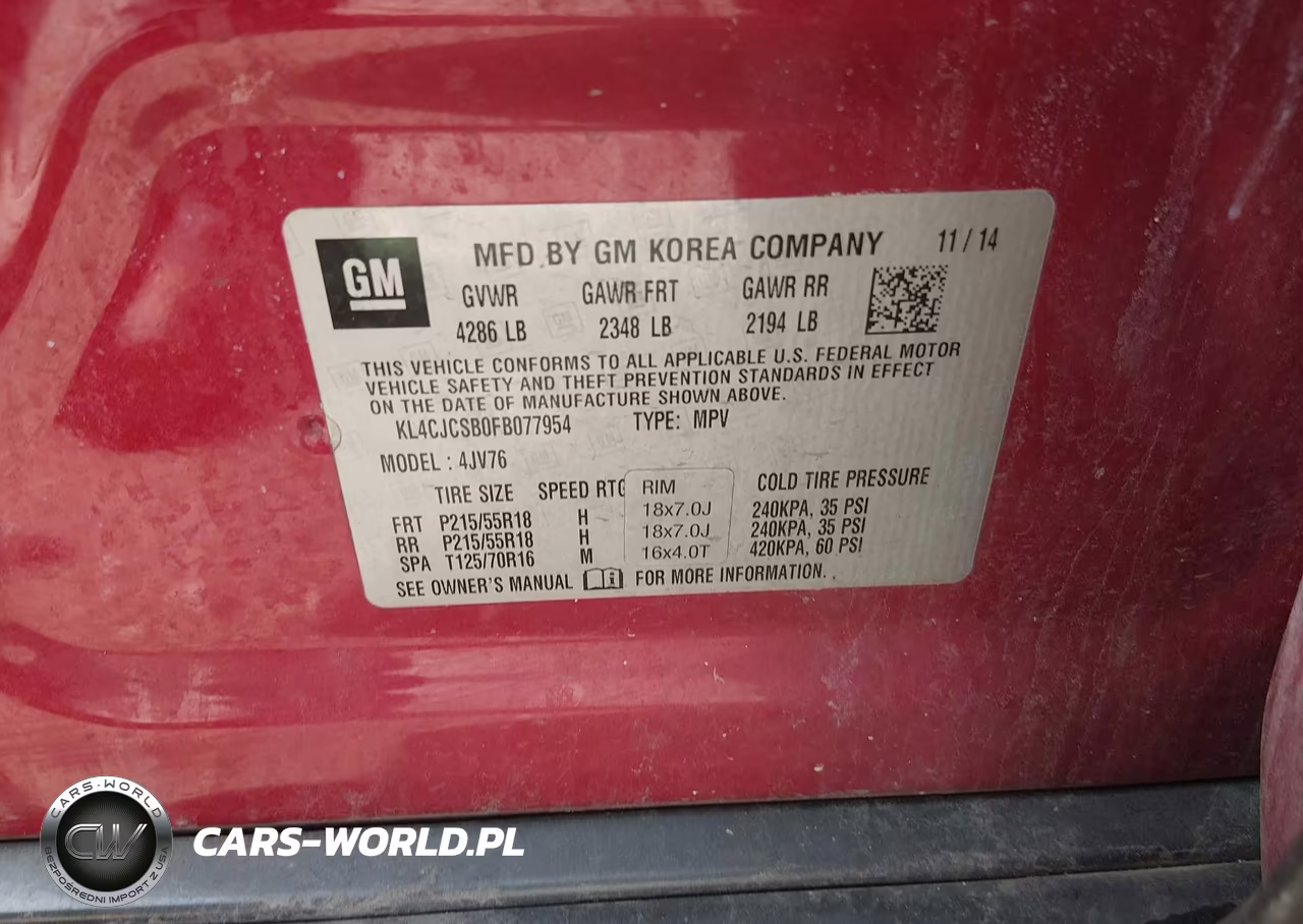 2015 Buick Encore Leather VIN:KL4CJCSB0FB077954 - 9